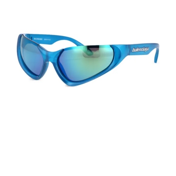 Balenciaga Teal Sunglasses - Picture 2 of 5
